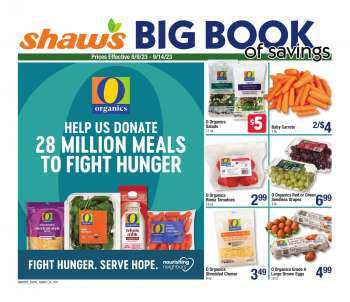 Shaw’s Flyer - 08/09/2023 - 09/14/2023.
