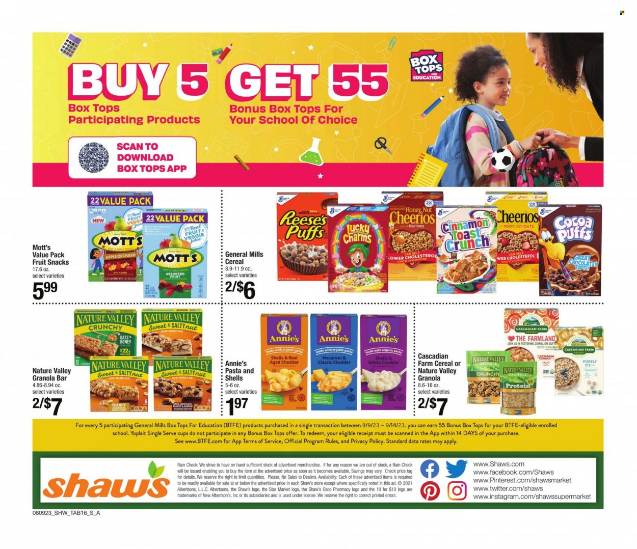Shaw’s ad - 08/09/2023 - 09/14/2023. Page 16