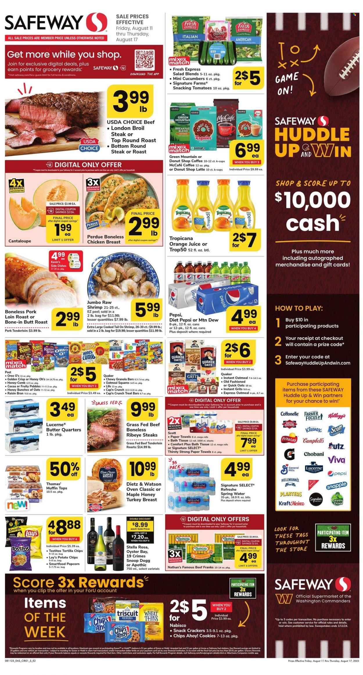 Safeway ad - 08/11/2023 - 08/17/2023. Page 1