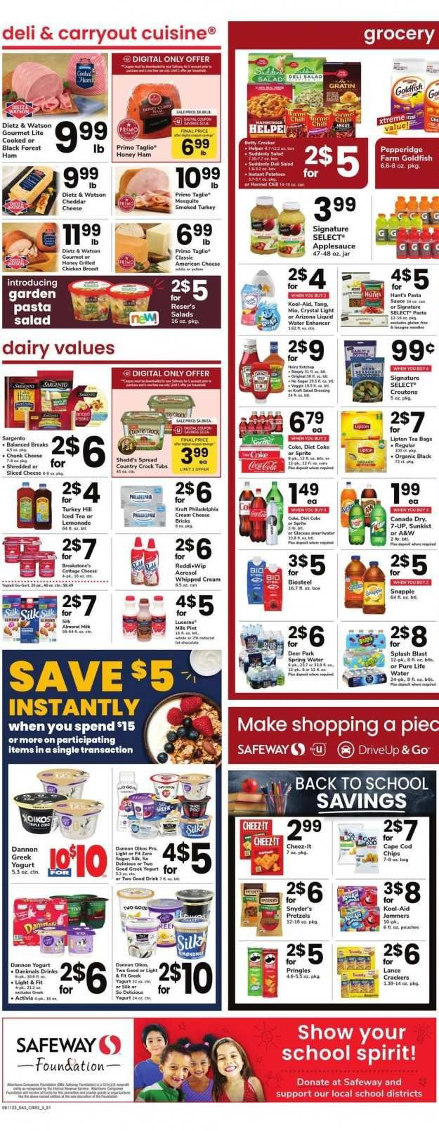 Safeway ad - 08/11/2023 - 08/17/2023. Page 6
