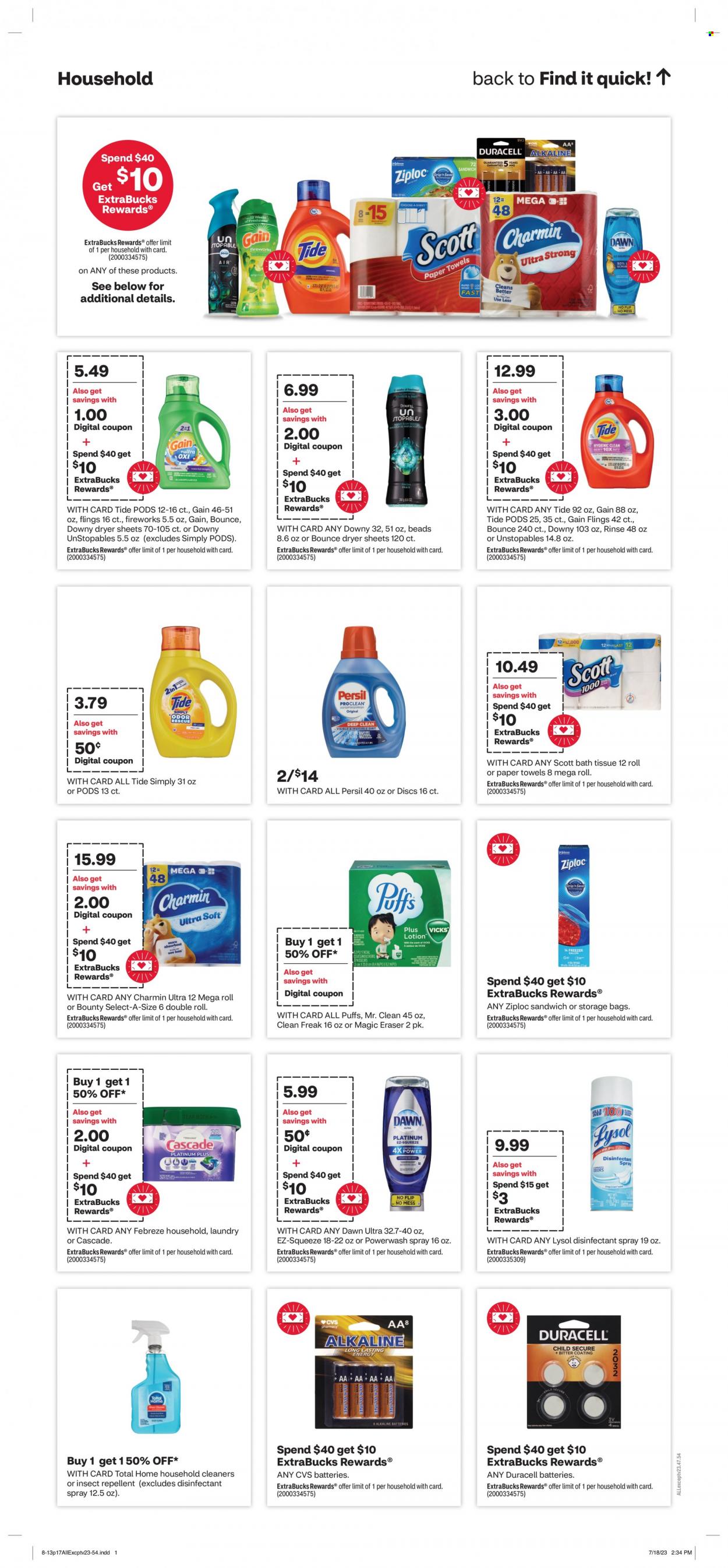 CVS Pharmacy ad - 08/13/2023 - 08/19/2023. Page 17