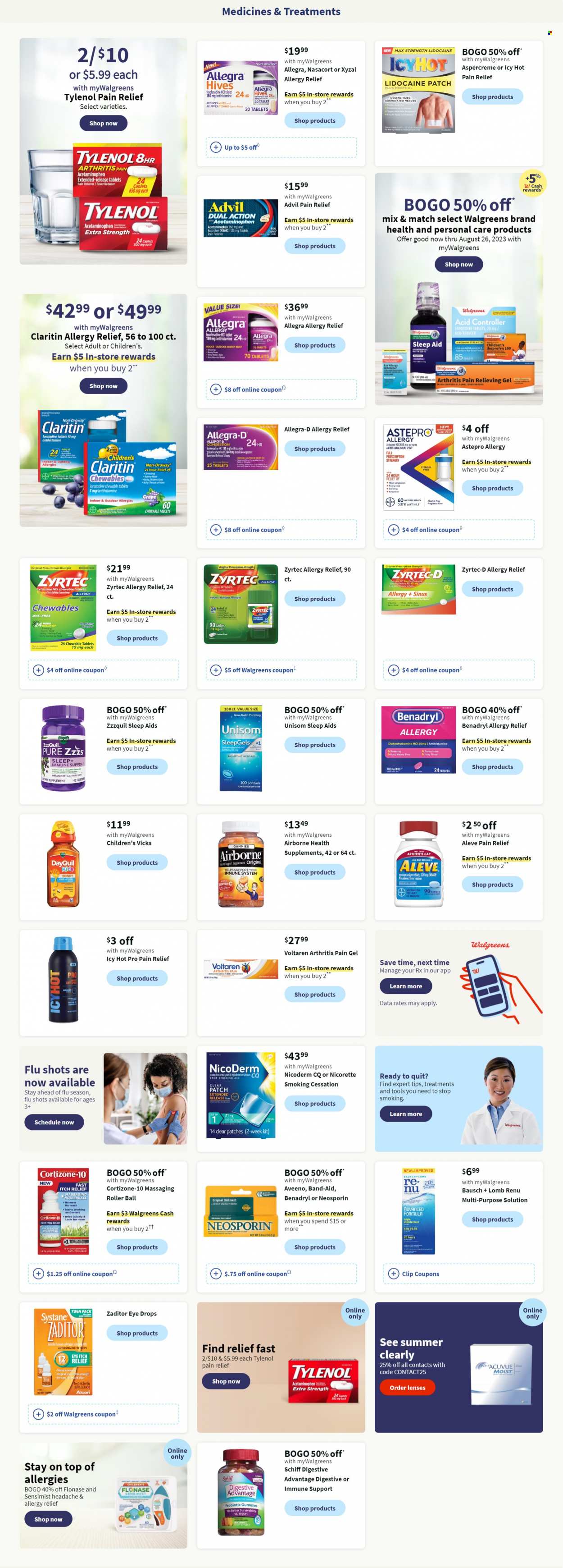 Walgreens ad - 08/13/2023 - 08/19/2023. Page 3
