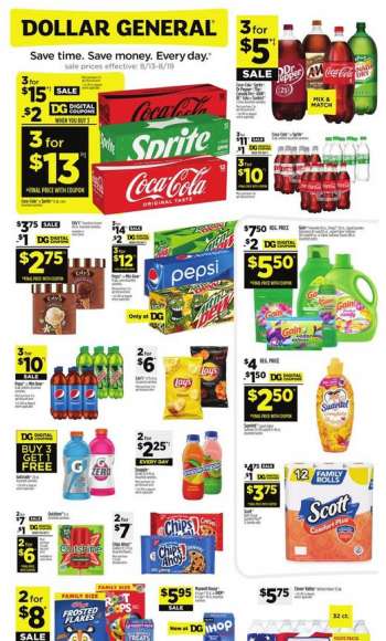 Dollar General Flyer - 08/13/2023 - 08/19/2023.