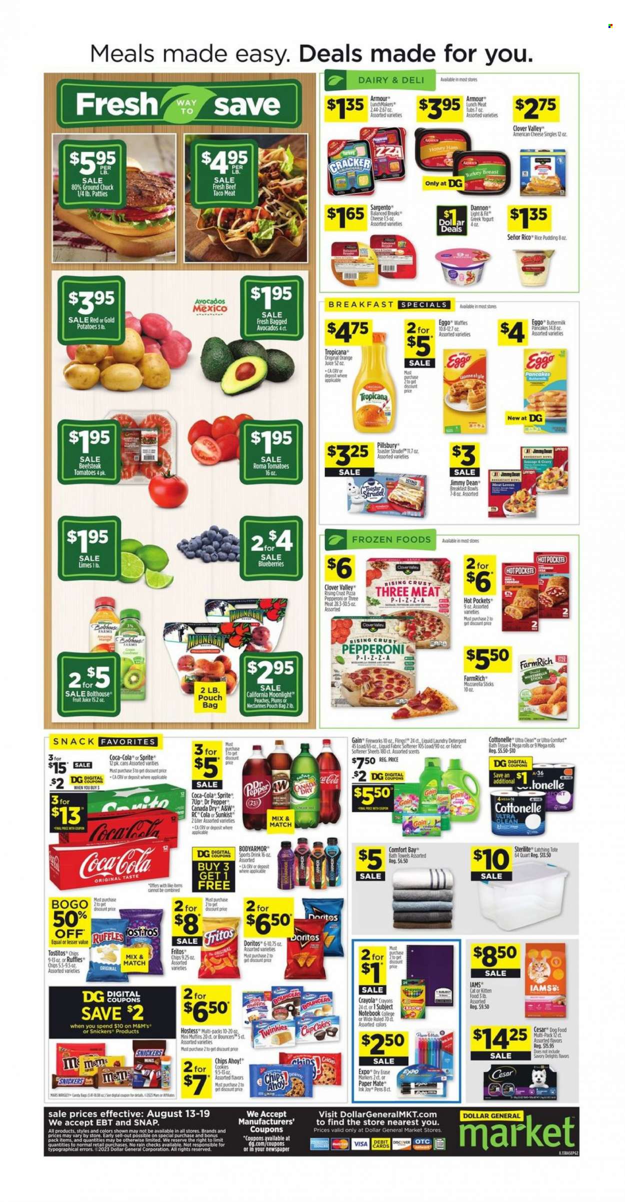 Dollar General ad - 08/13/2023 - 08/19/2023. Page 2