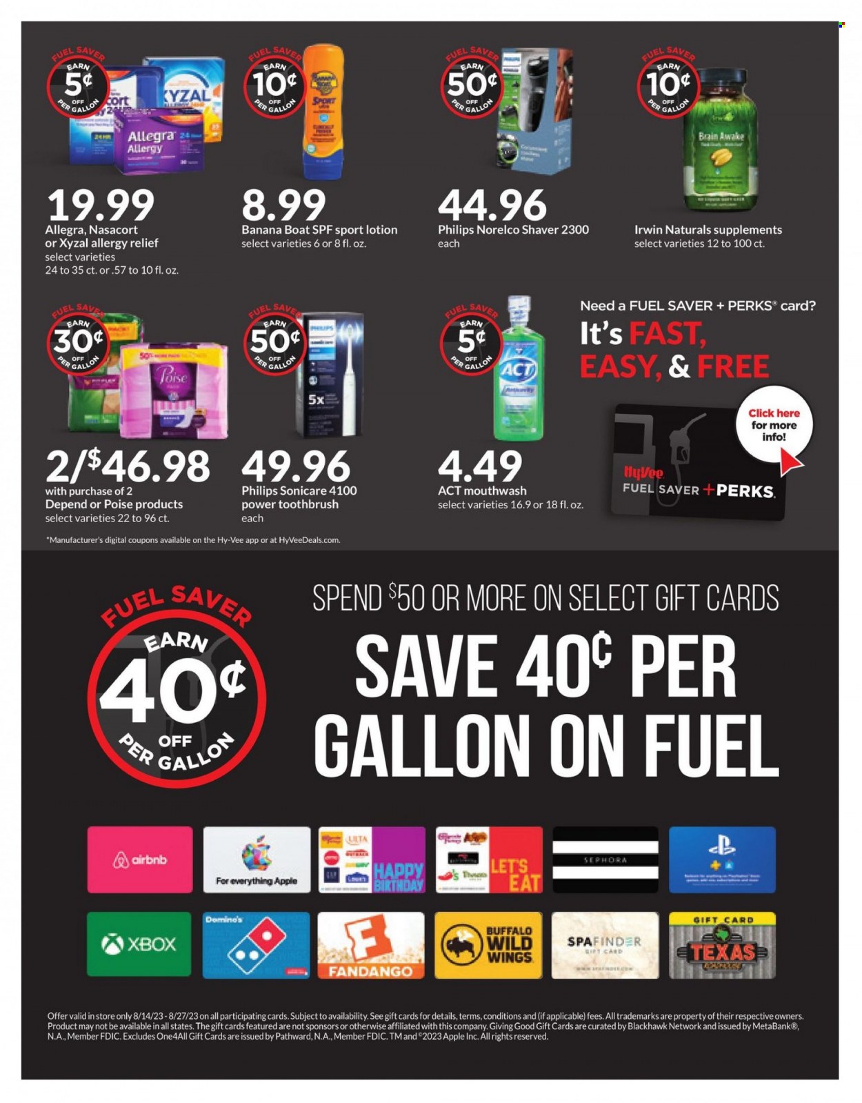 Hy-Vee ad - 08/14/2023 - 08/20/2023. Page 5