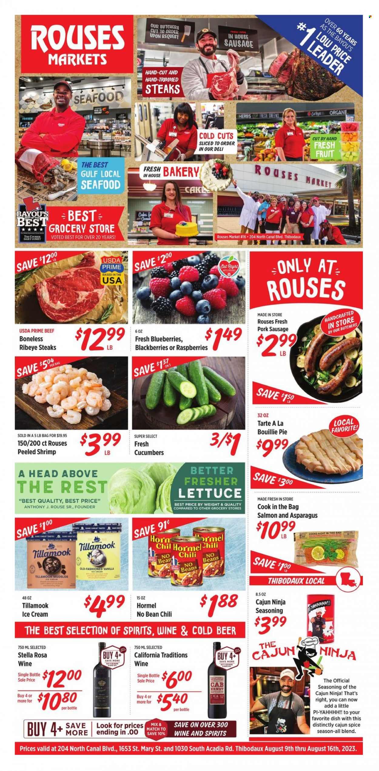 Rouses Markets ad - 08/09/2023 - 08/16/2023. Page 1