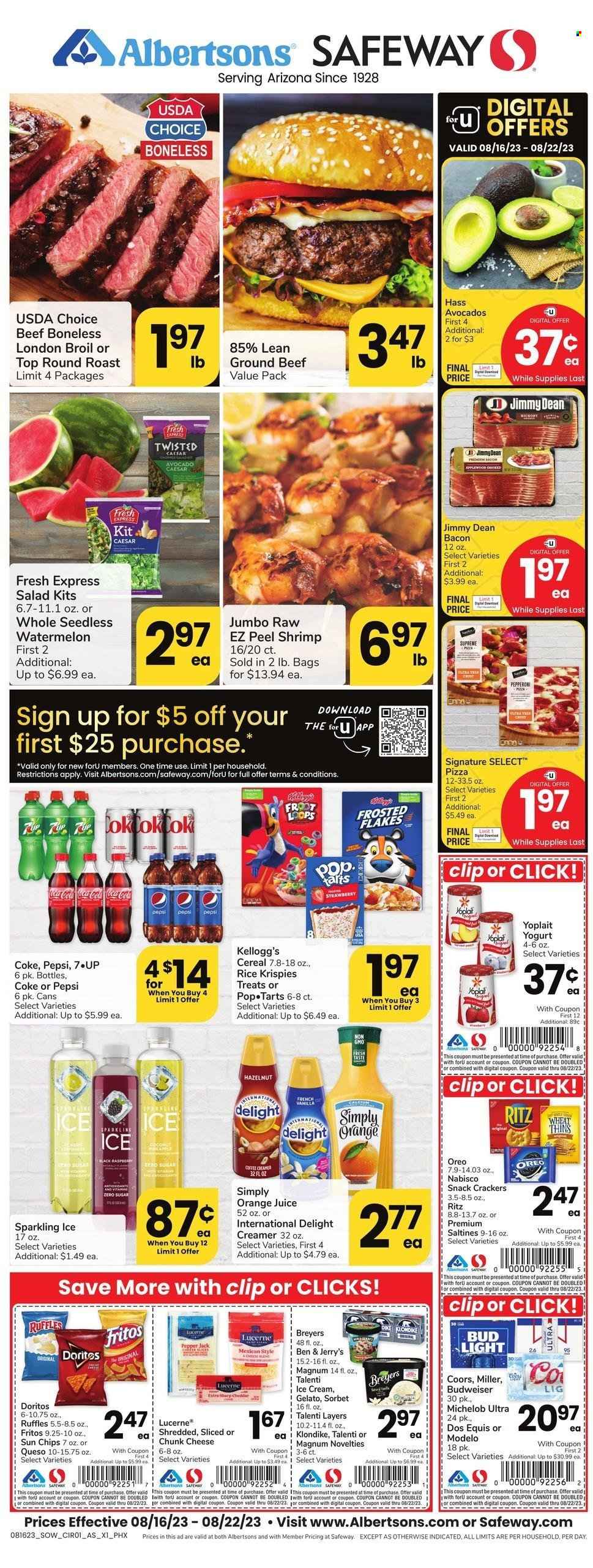 Albertsons ad - 08/16/2023 - 08/22/2023. Page 1
