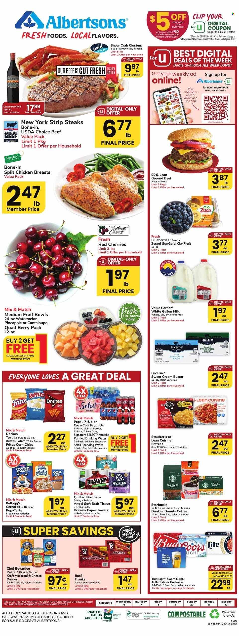 Albertsons ad - 08/16/2023 - 08/22/2023. Page 1
