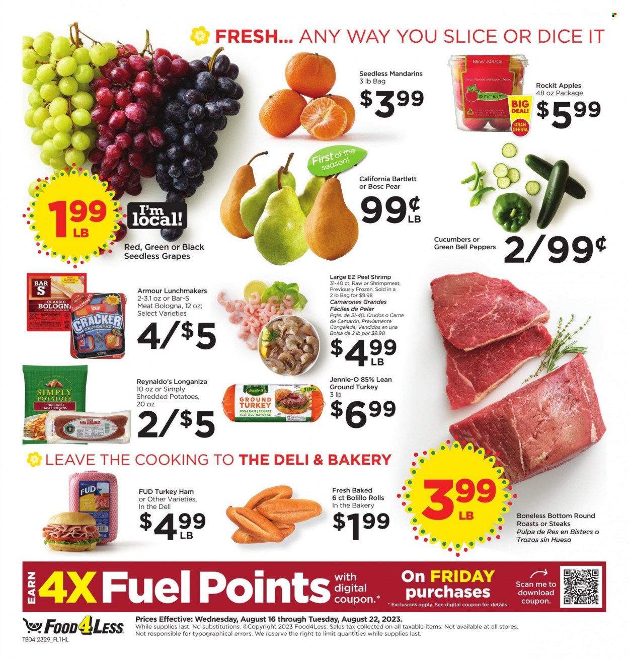 Food 4 Less ad - 08/16/2023 - 08/22/2023. Page 7