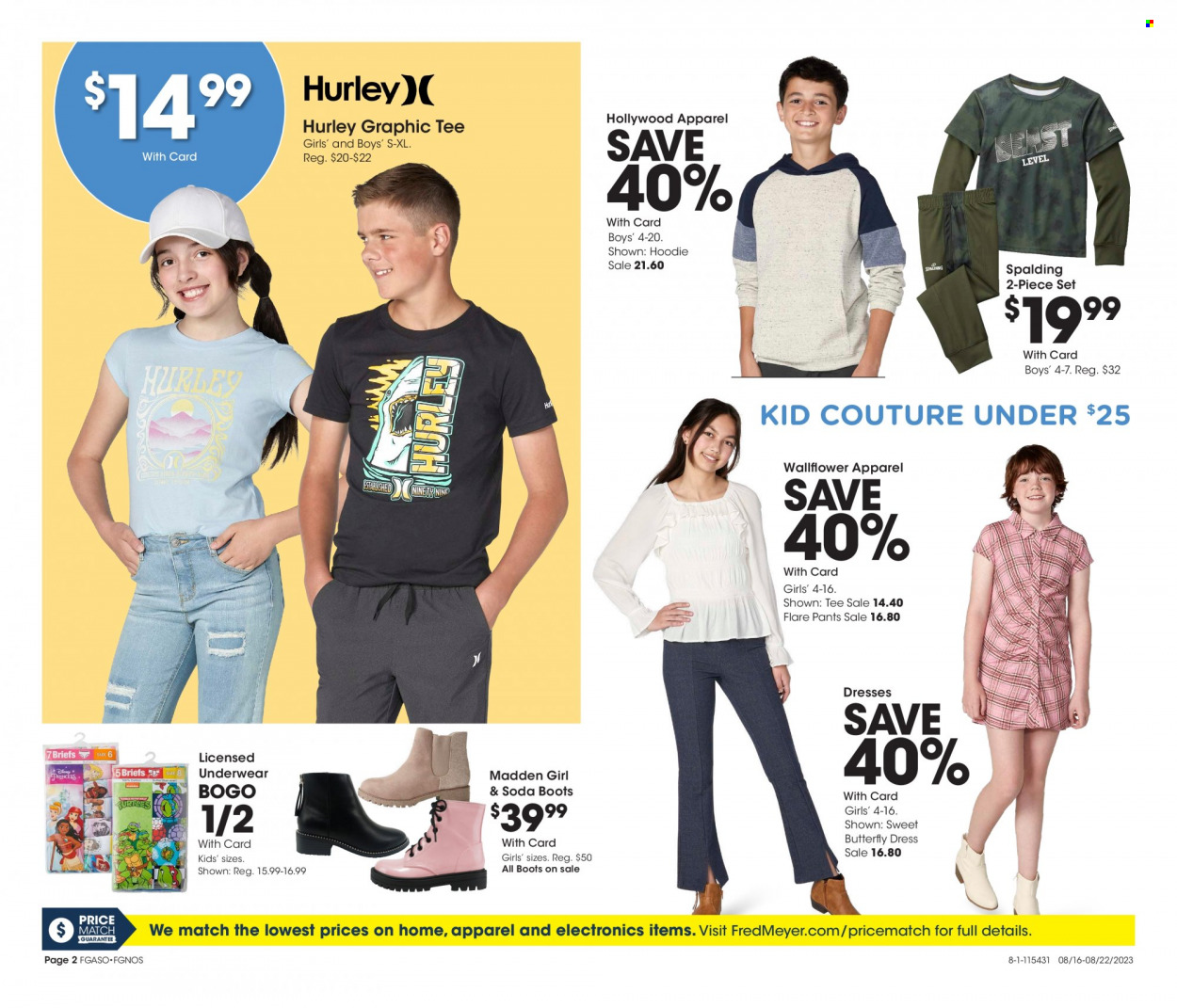Fred Meyer ad - 08/16/2023 - 08/22/2023. Page 2