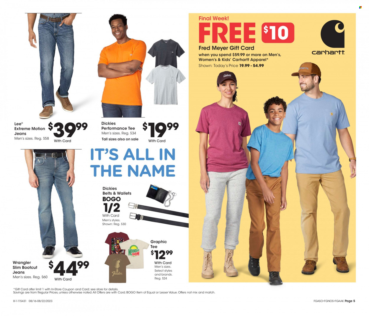 Fred Meyer ad - 08/16/2023 - 08/22/2023. Page 5