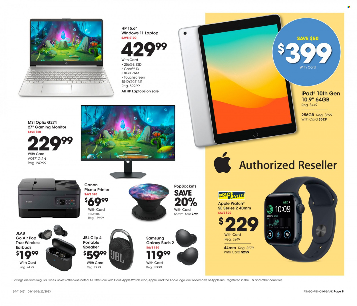 Fred Meyer ad - 08/16/2023 - 08/22/2023. Page 9