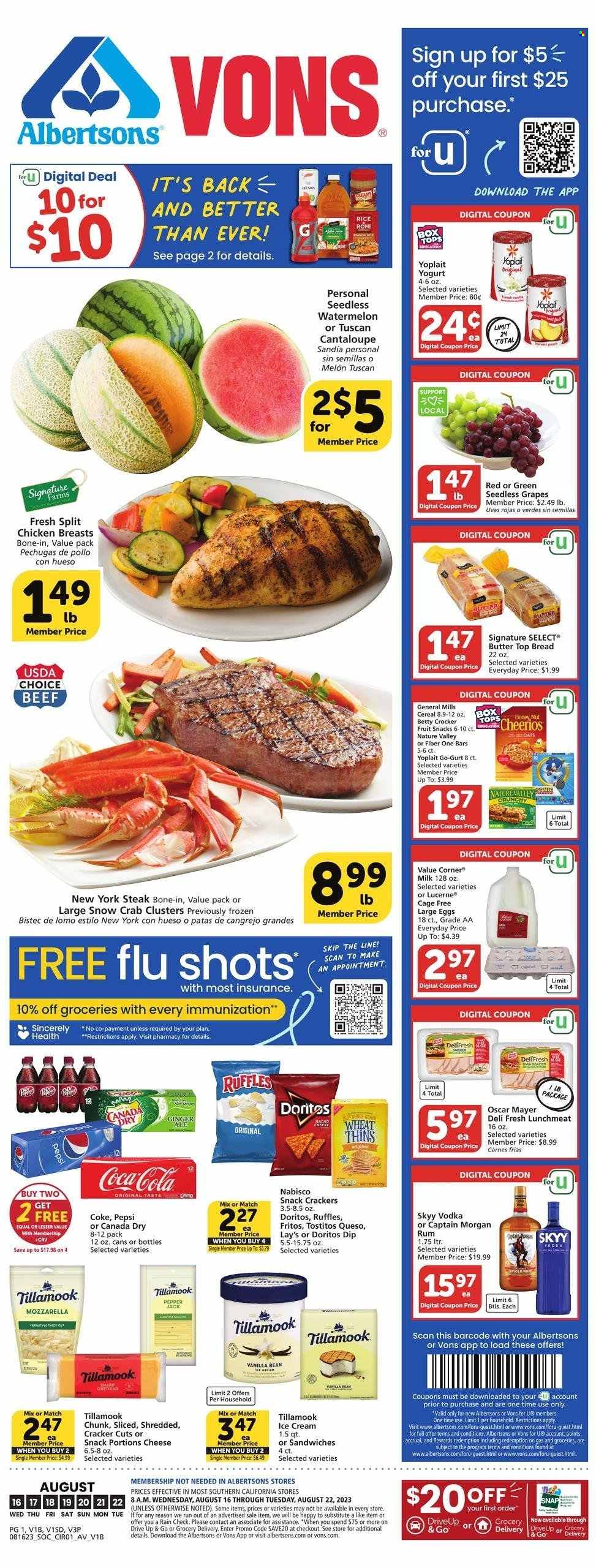Vons ad - 08/16/2023 - 08/22/2023. Page 1
