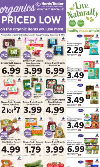 Harris Teeter Flyer - 08/09/2023 - 09/05/2023.