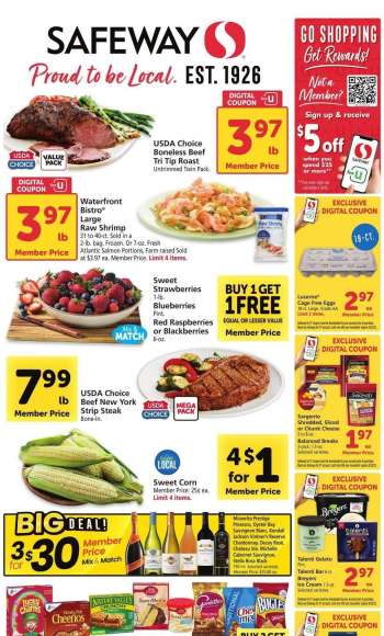 Safeway Flyer - August 16, 2023 - August 22, 2023.