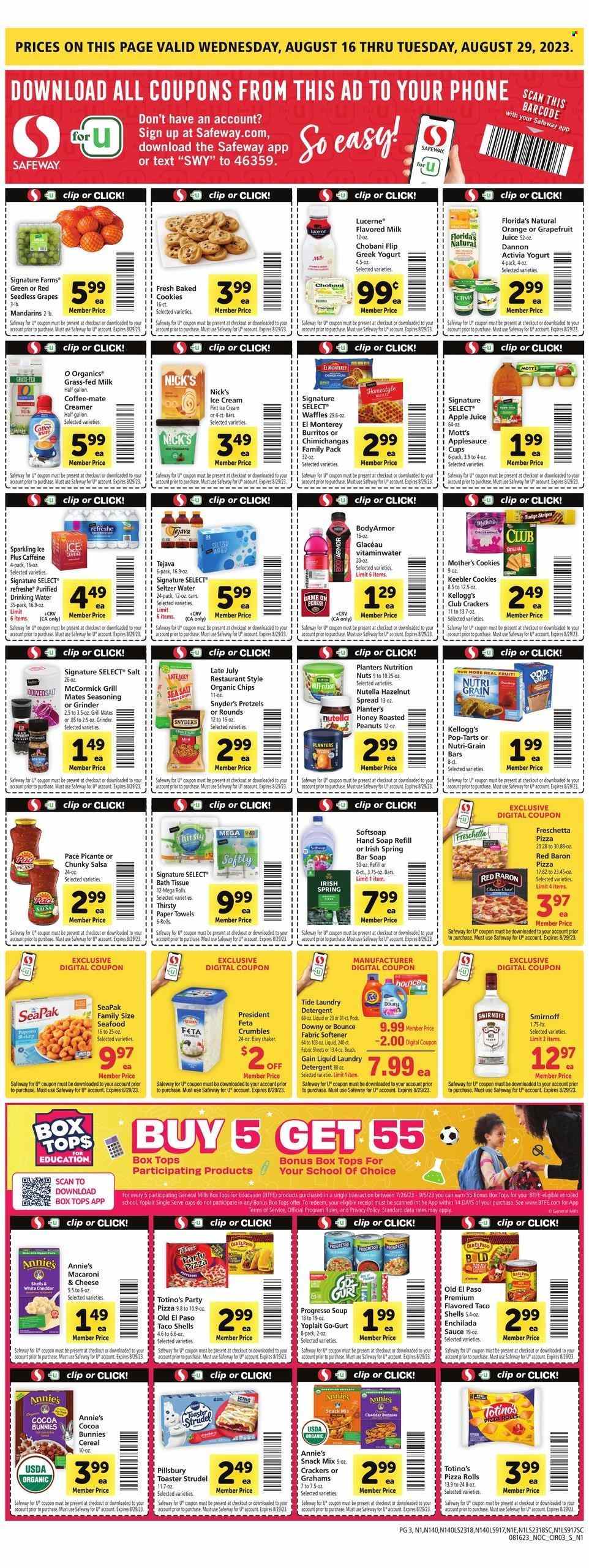 Safeway ad - 08/16/2023 - 08/22/2023. Page 3