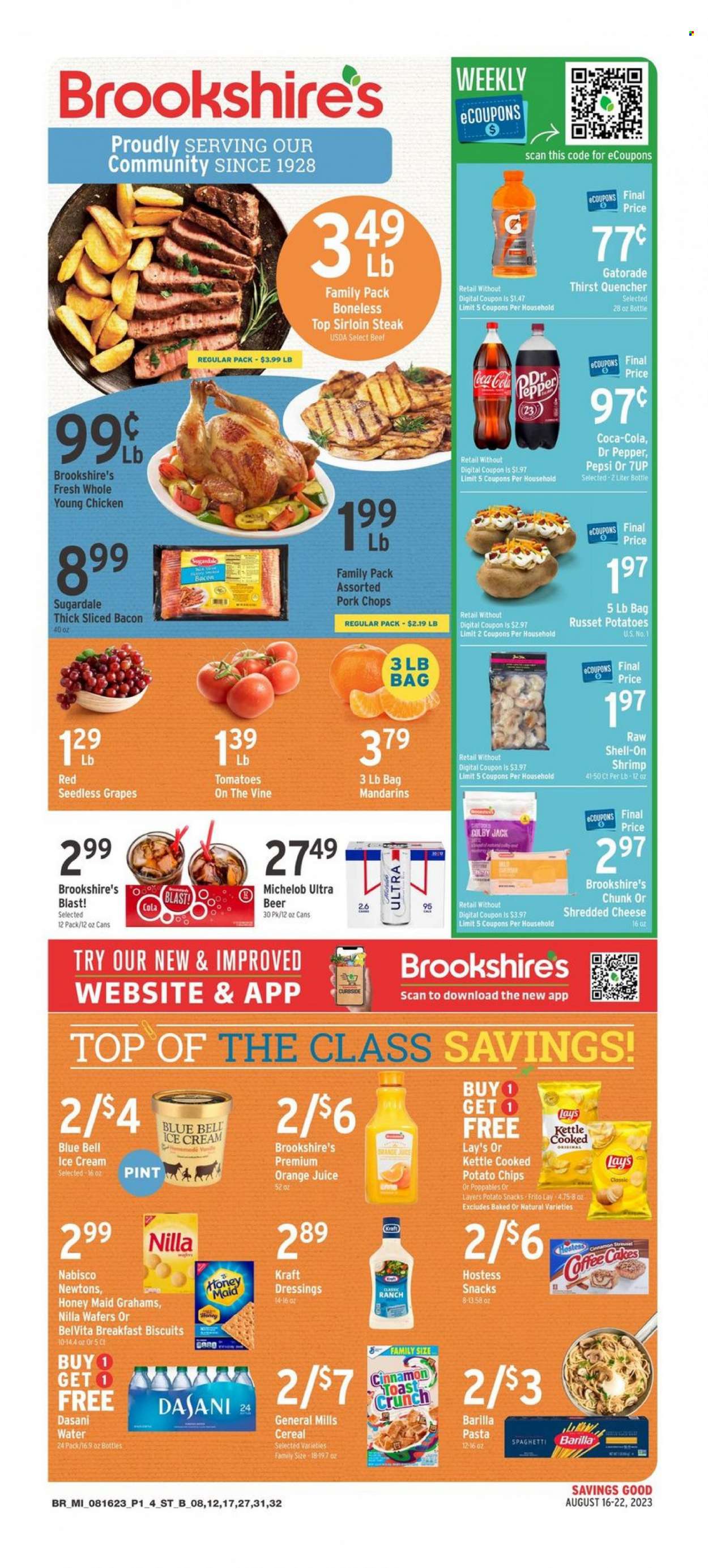 Brookshires ad - 08/16/2023 - 08/22/2023. Page 1