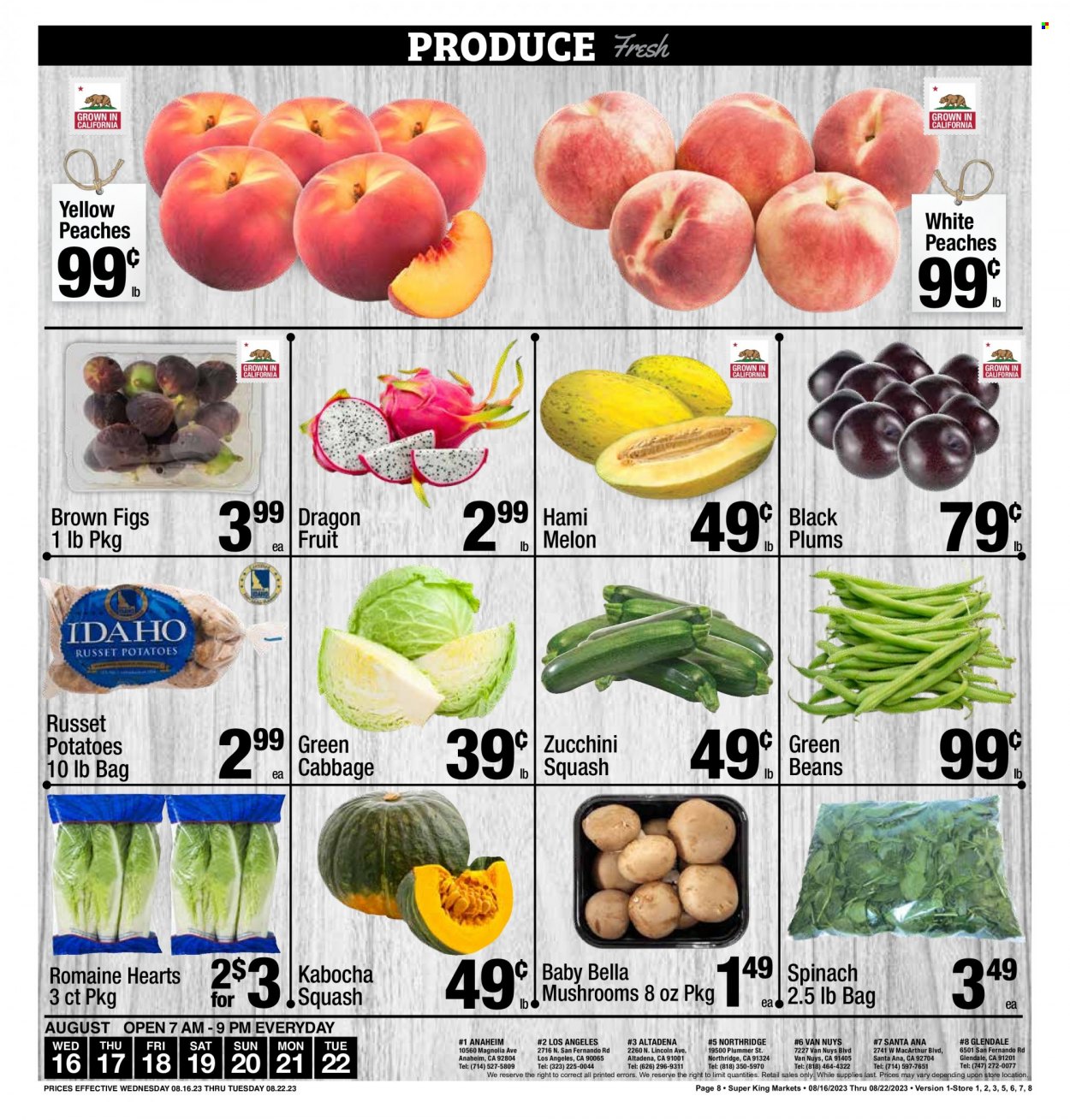 Super King Markets ad - 08/16/2023 - 08/22/2023. Page 8