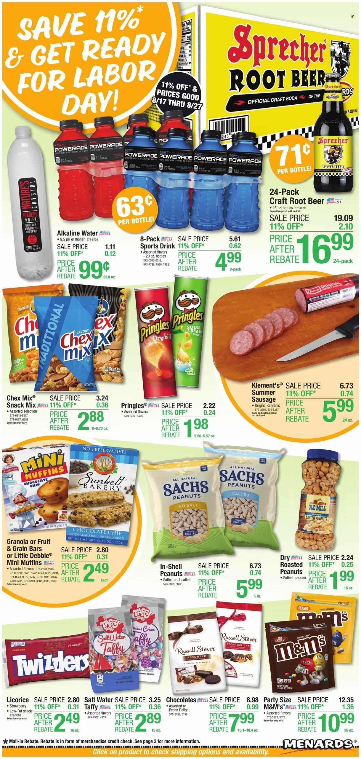 Menards ad - 08/16/2023 - 08/27/2023. Page 1