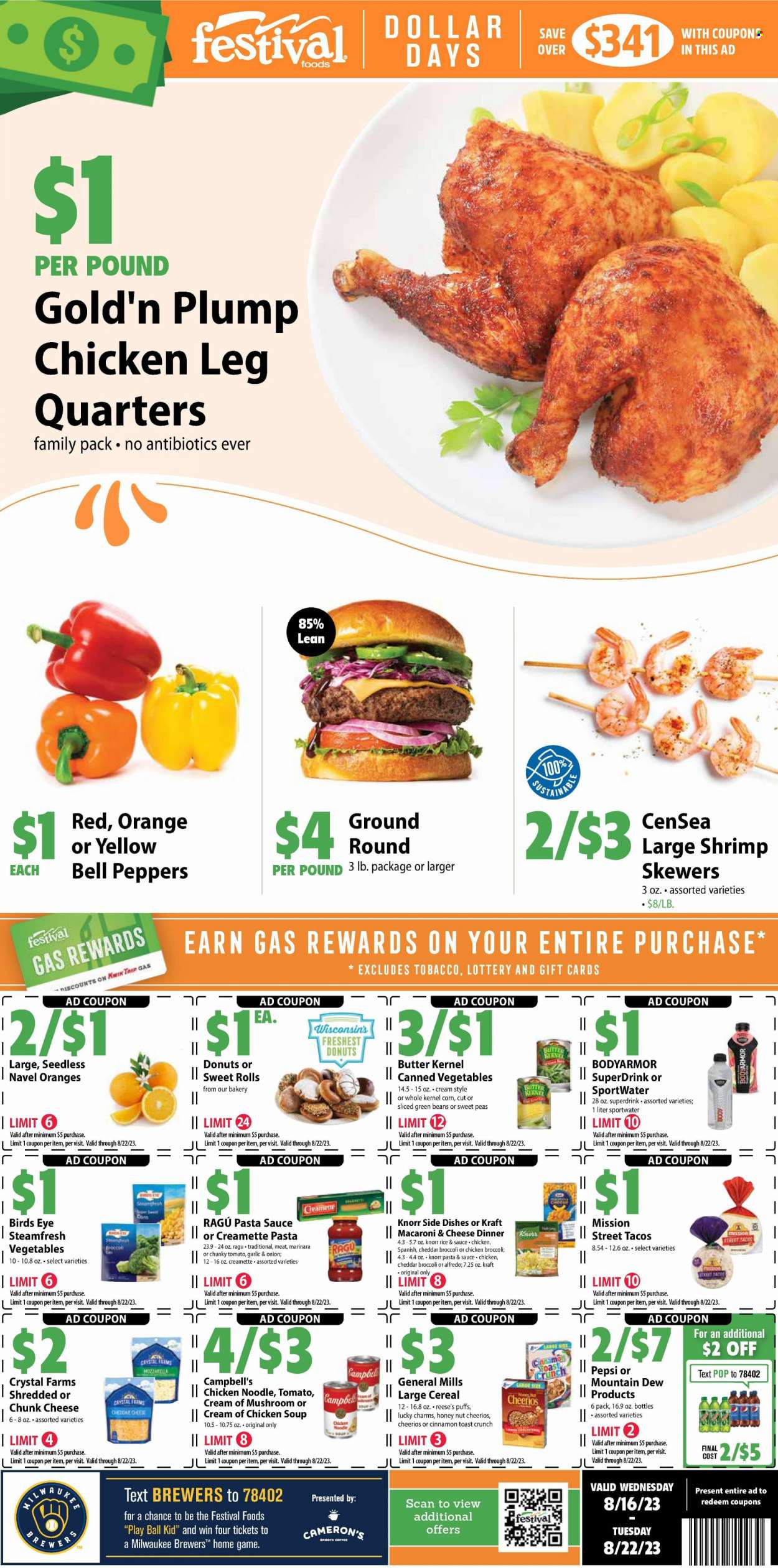 Festival Foods ad - 08/16/2023 - 08/22/2023. Page 1