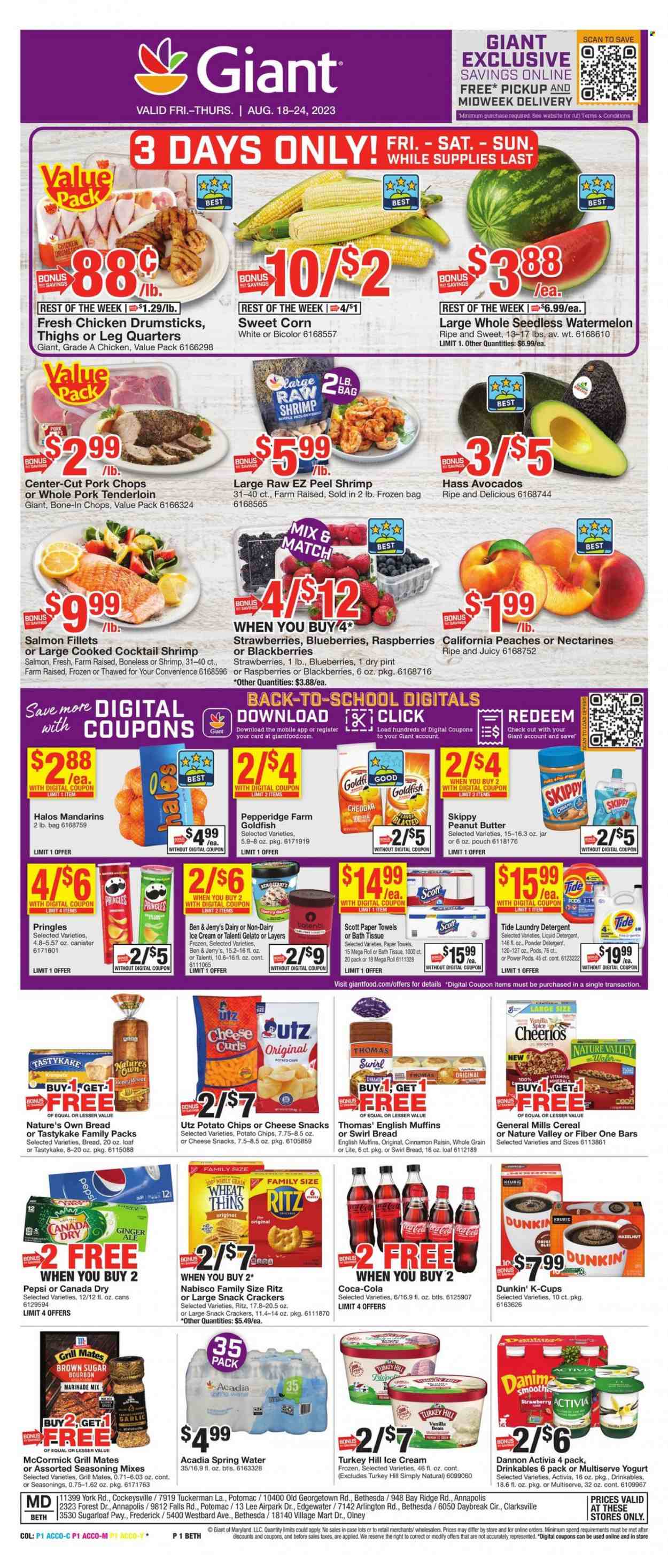 Giant Food ad - 08/18/2023 - 08/24/2023. Page 1