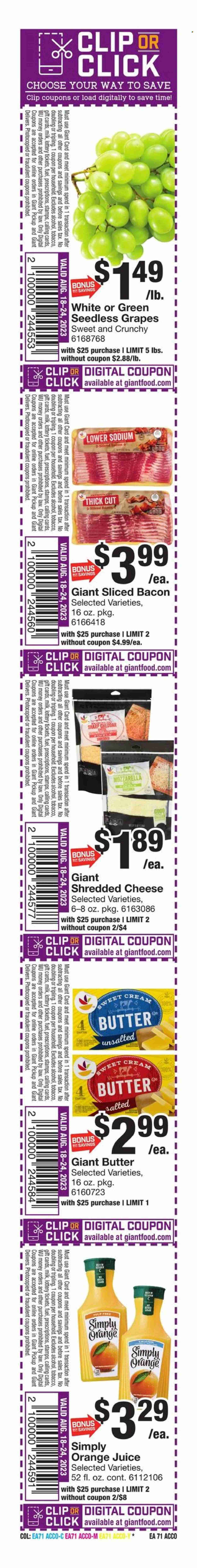 Giant Food ad - 08/18/2023 - 08/24/2023. Page 2
