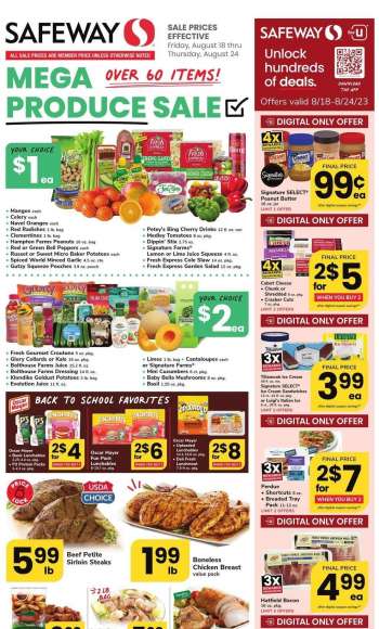 Safeway Flyer - 08/18/2023 - 08/24/2023.