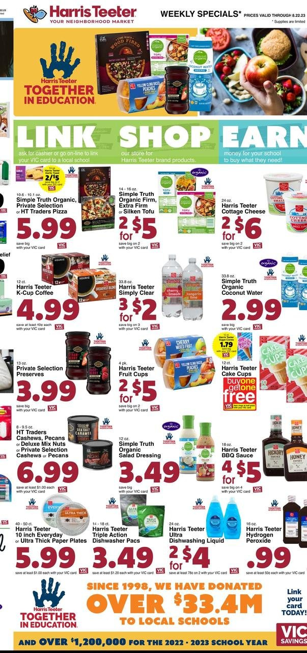 Harris Teeter ad - 08/16/2023 - 08/22/2023. Page 16