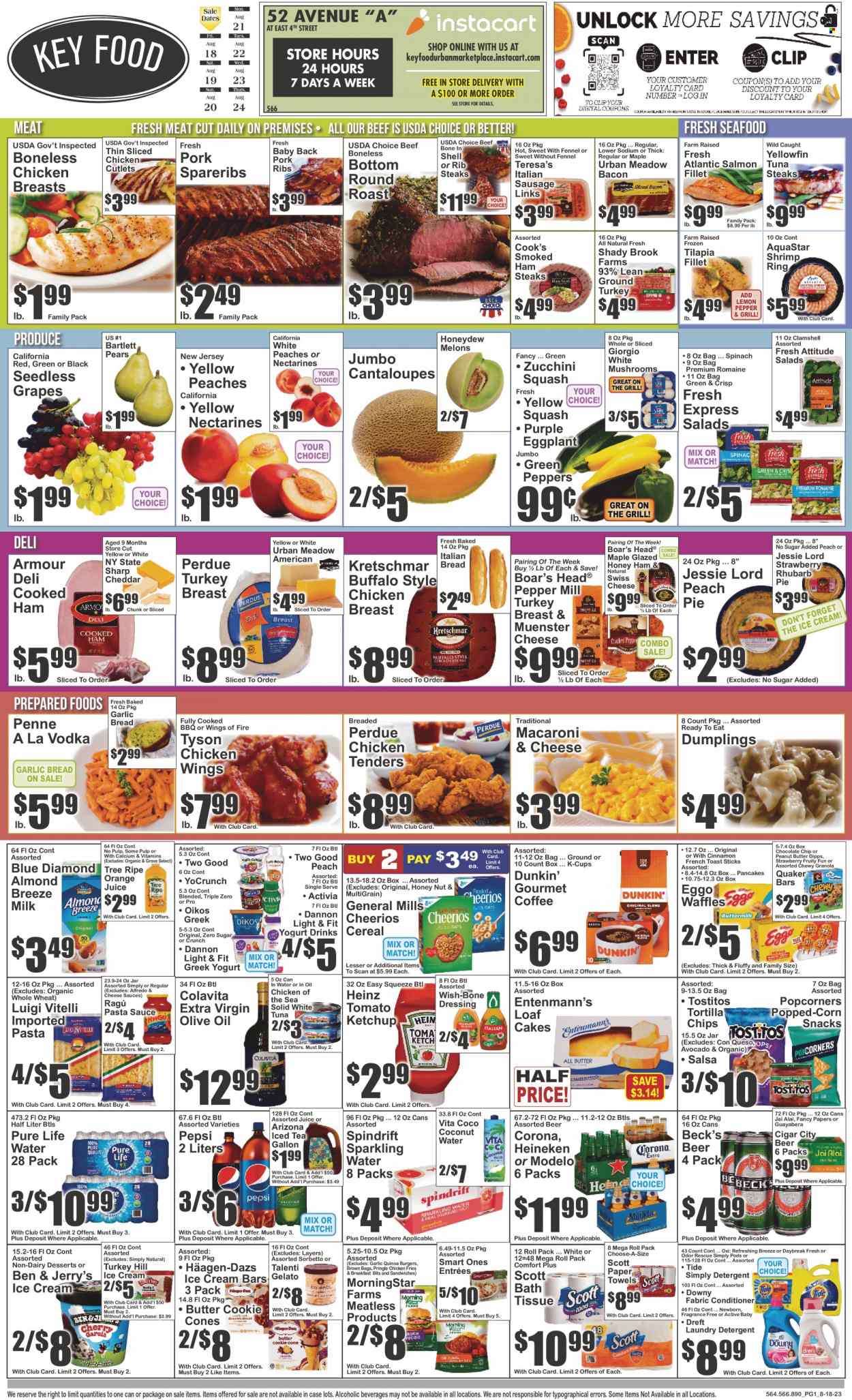 Key Food ad - 08/18/2023 - 08/24/2023. Page 1