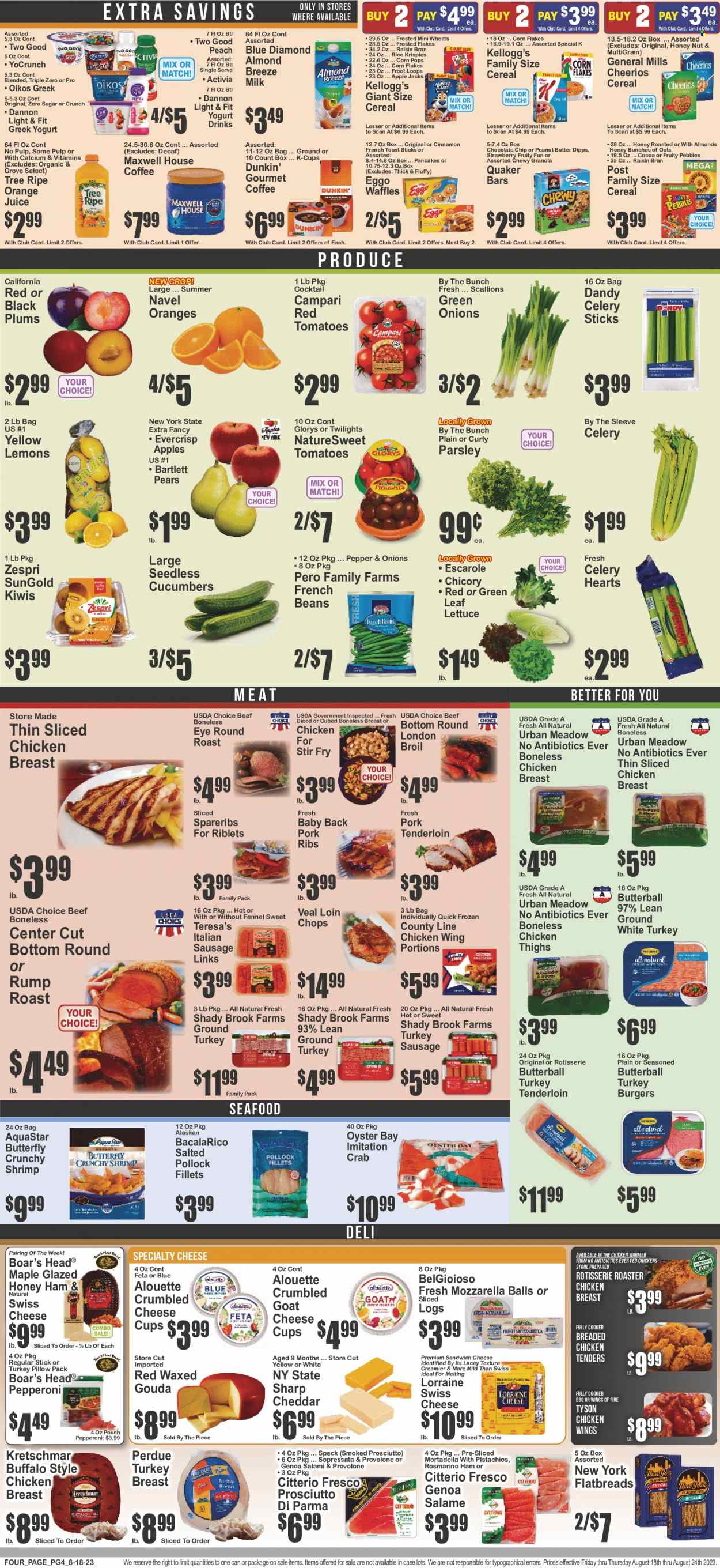 Key Food ad - 08/18/2023 - 08/24/2023. Page 4