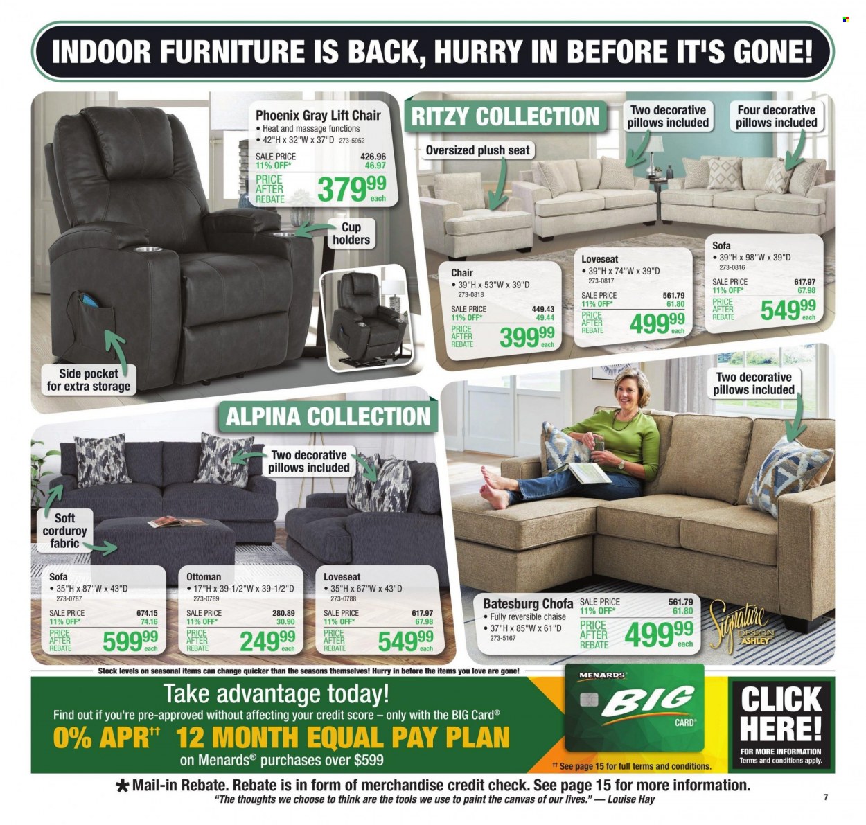 Menards ad - 08/17/2023 - 08/27/2023. Page 17