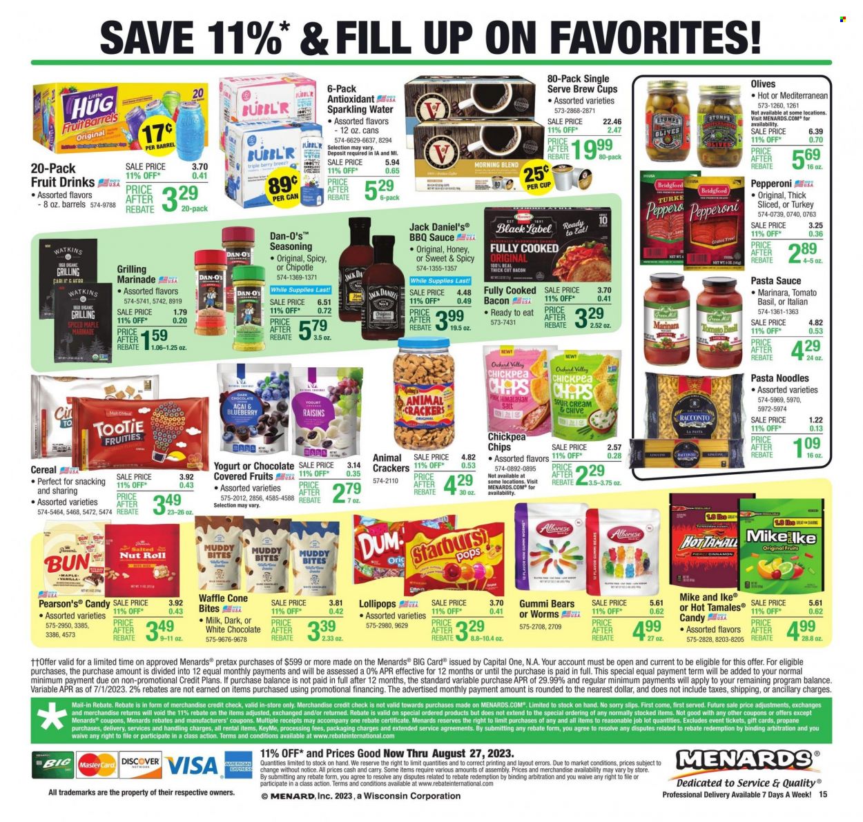 Menards ad - 08/17/2023 - 08/27/2023. Page 27