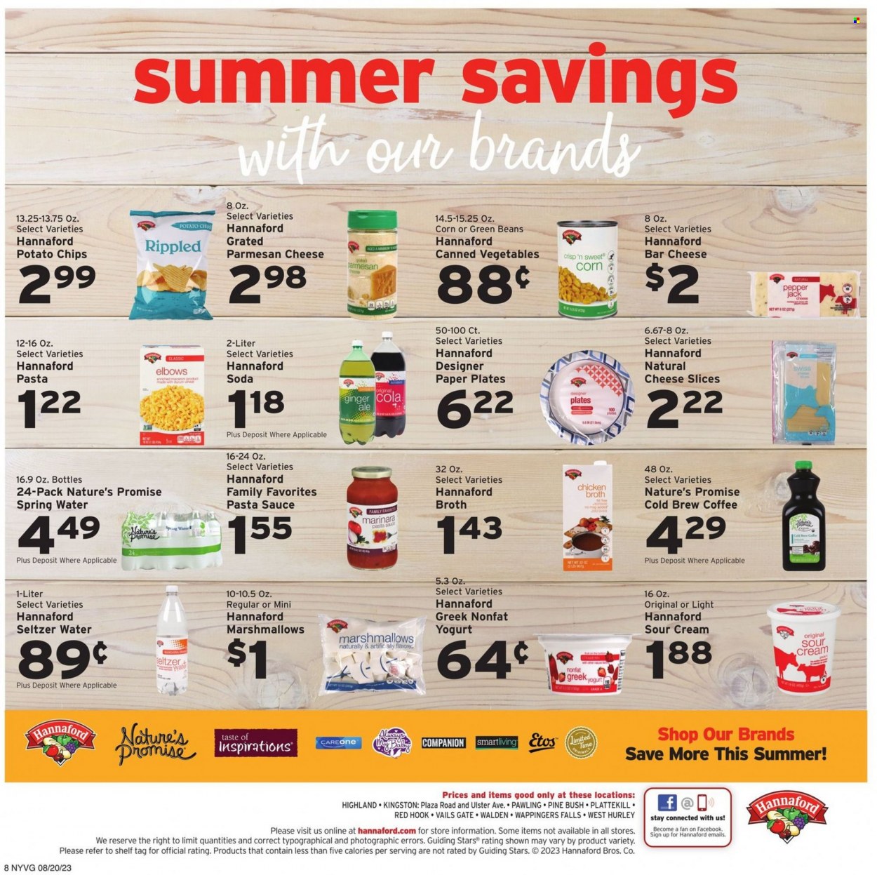 Hannaford ad - 08/20/2023 - 08/26/2023. Page 8