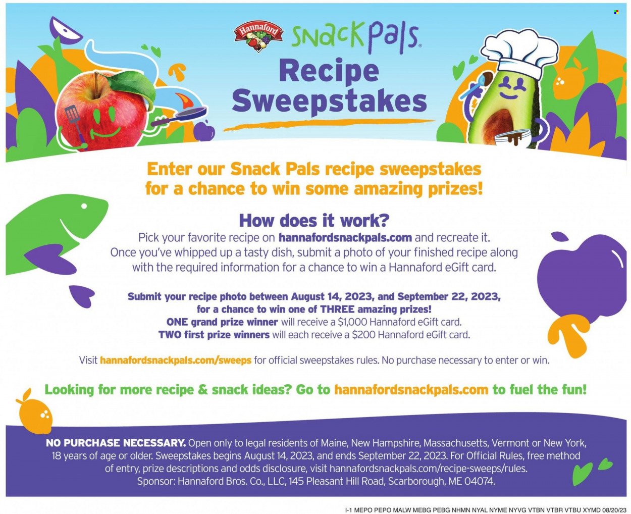 Hannaford ad - 08/20/2023 - 08/26/2023. Page 18