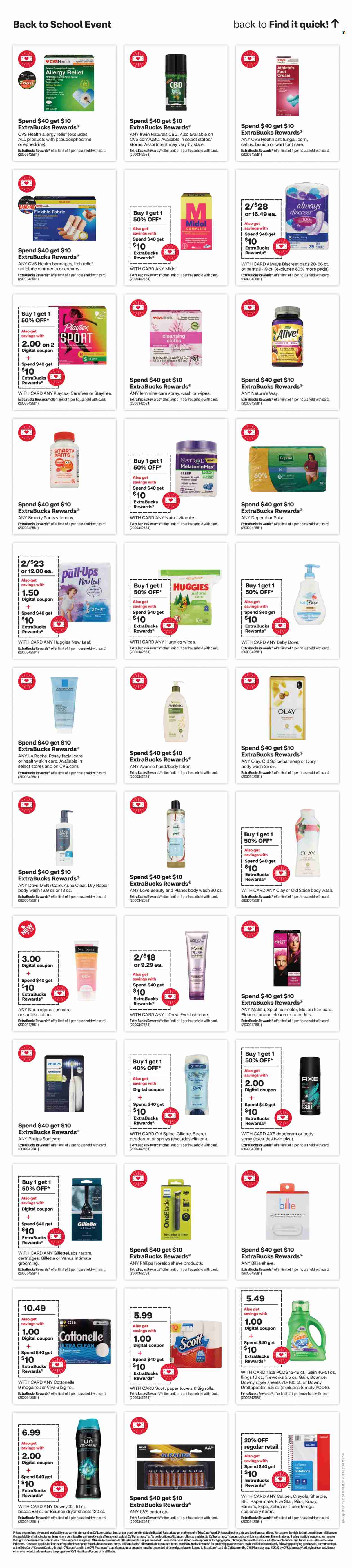 CVS Pharmacy ad - 08/20/2023 - 08/27/2023. Page 20