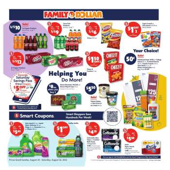 Family Dollar Flyer - 08/20/2023 - 08/26/2023.