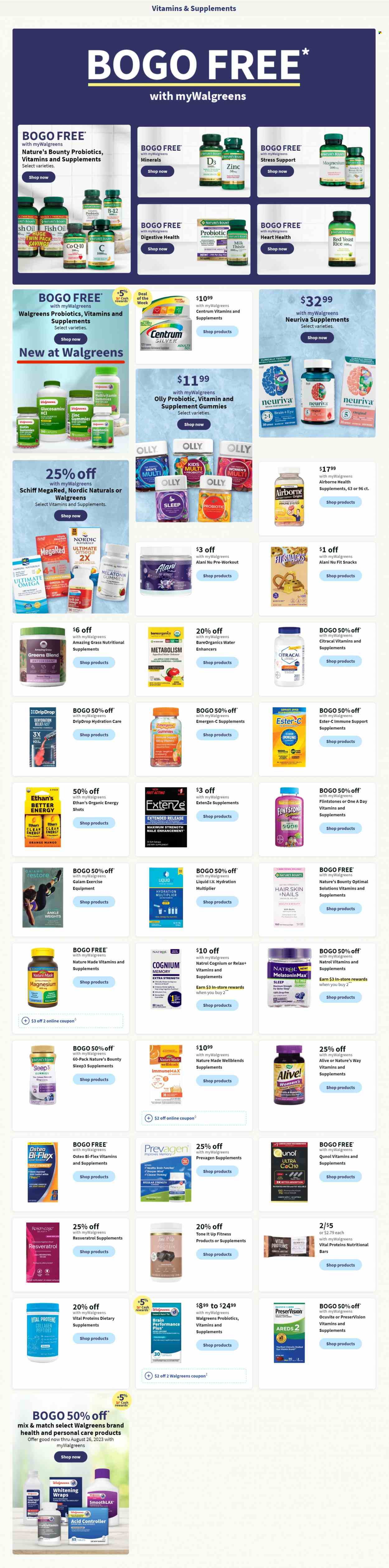 Walgreens ad - 08/20/2023 - 08/26/2023. Page 2