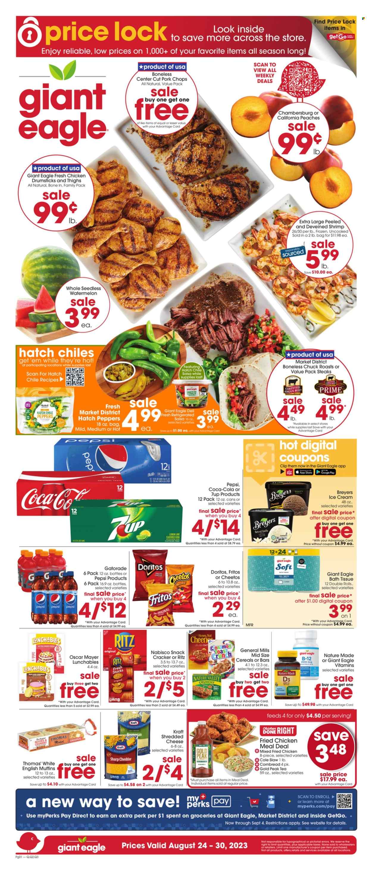 Giant Eagle ad - 08/24/2023 - 08/30/2023. Page 1