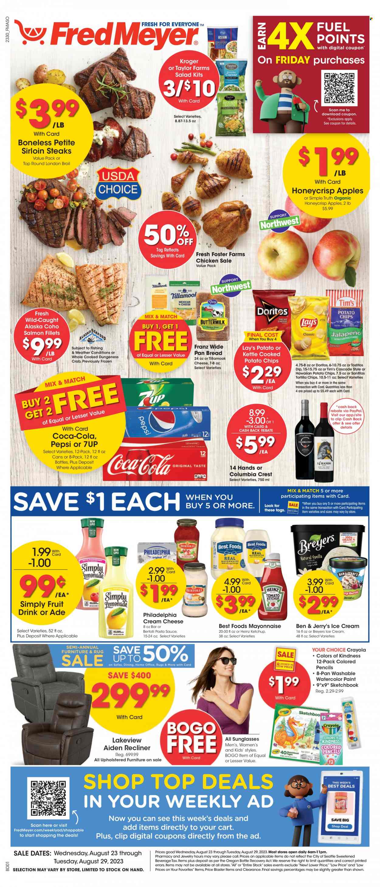 Fred Meyer ad - 08/23/2023 - 08/29/2023. Page 1