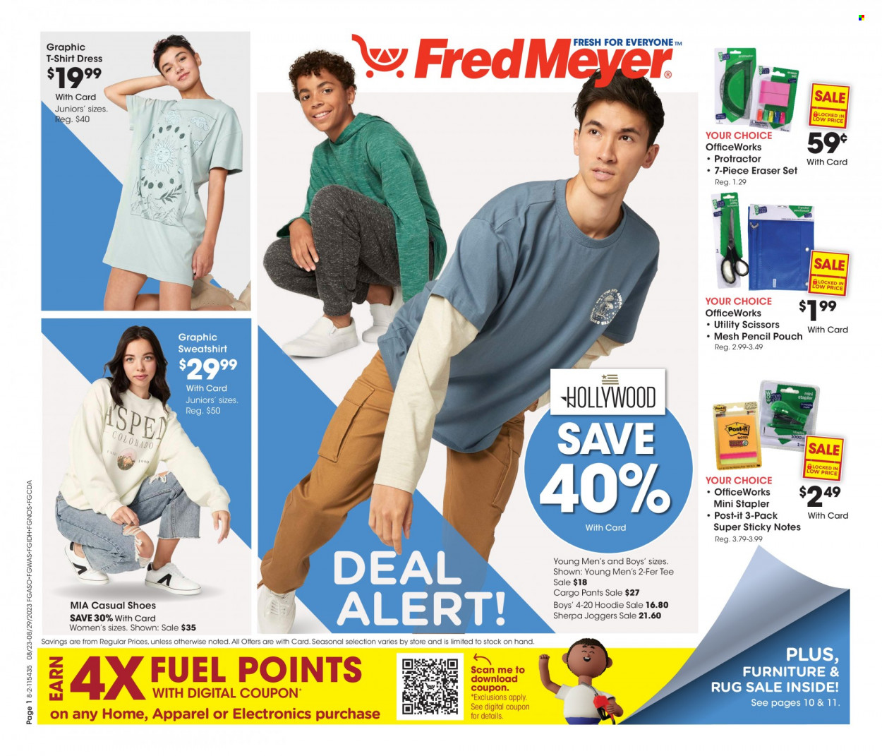 Fred Meyer ad - 08/23/2023 - 08/29/2023. Page 1