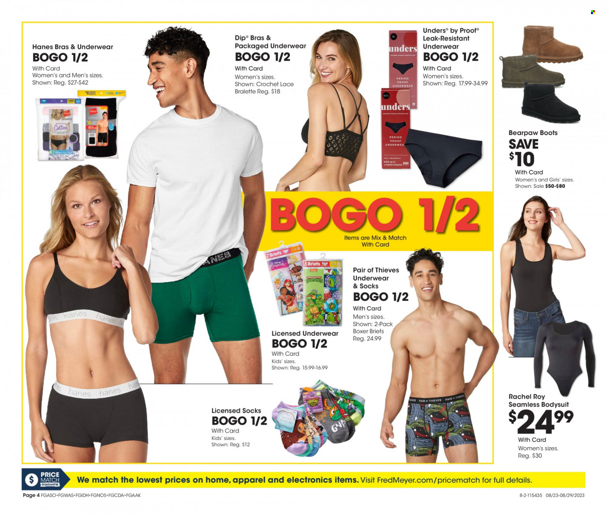Fred Meyer ad - 08/23/2023 - 08/29/2023. Page 4