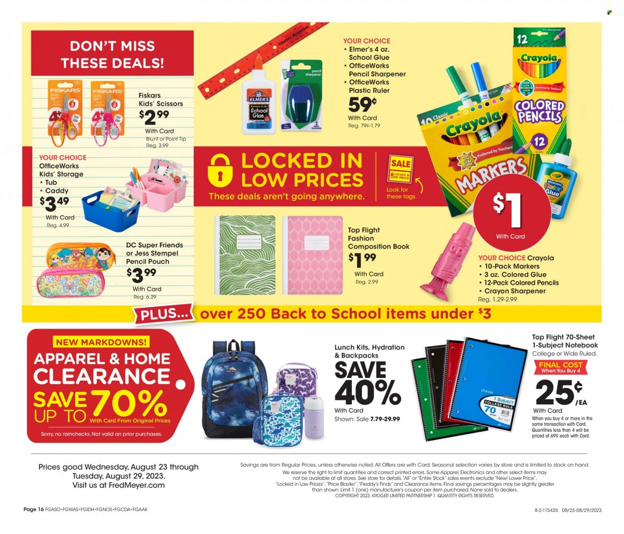 Fred Meyer ad - 08/23/2023 - 08/29/2023. Page 16