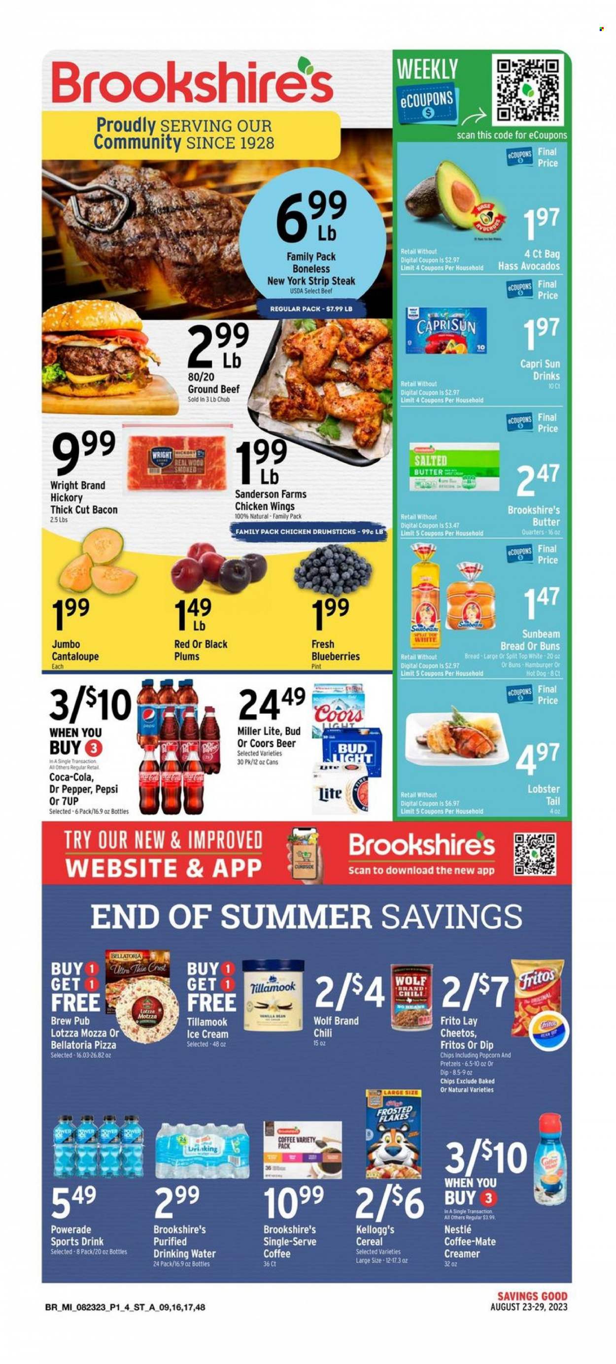 Brookshires ad - 08/23/2023 - 08/29/2023. Page 1
