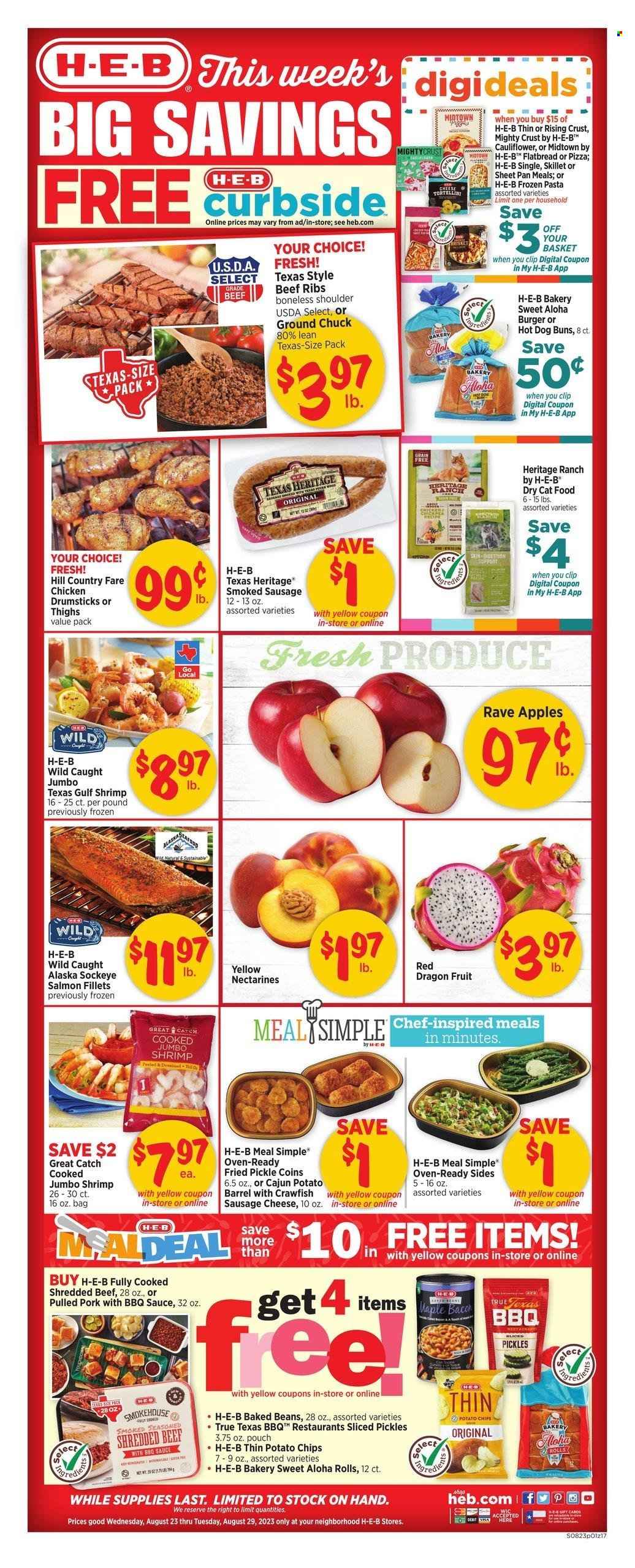 H-E-B ad - 08/23/2023 - 08/29/2023. Page 1