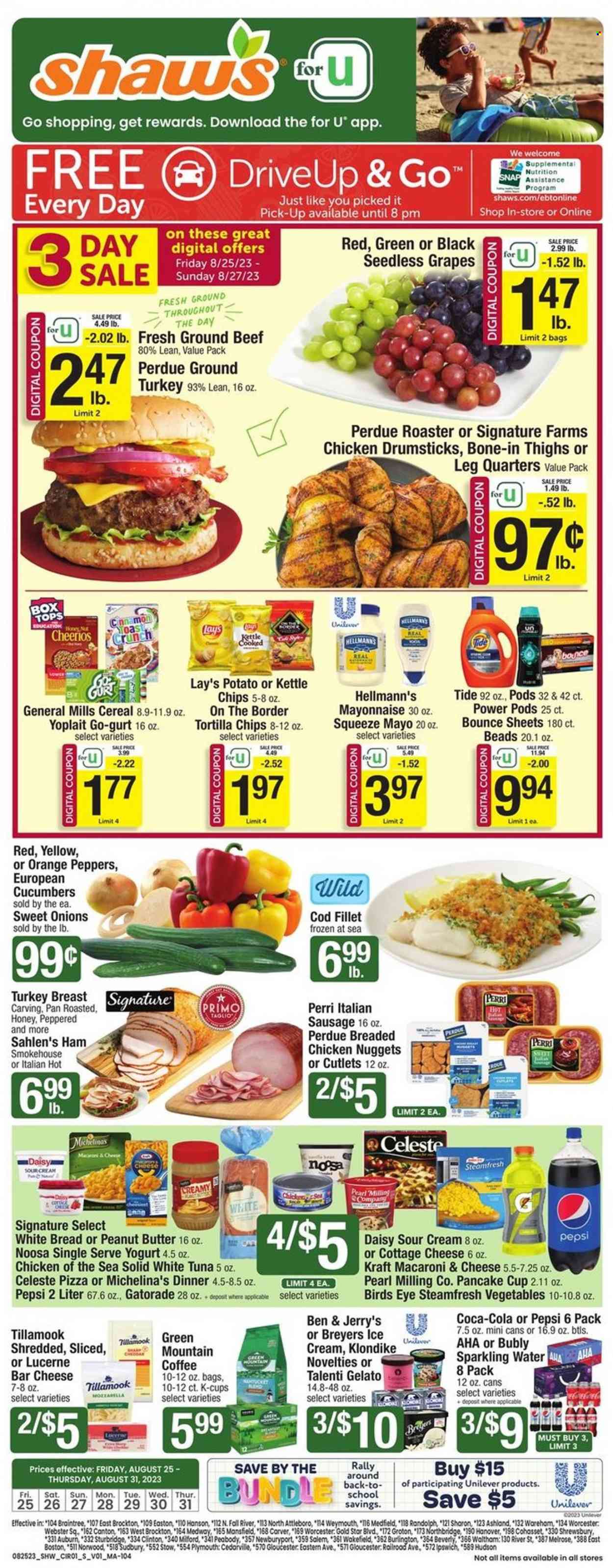 Shaw’s ad - 08/25/2023 - 08/31/2023. Page 1