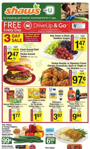 Shaw’s Flyer - 08/25/2023 - 08/31/2023.