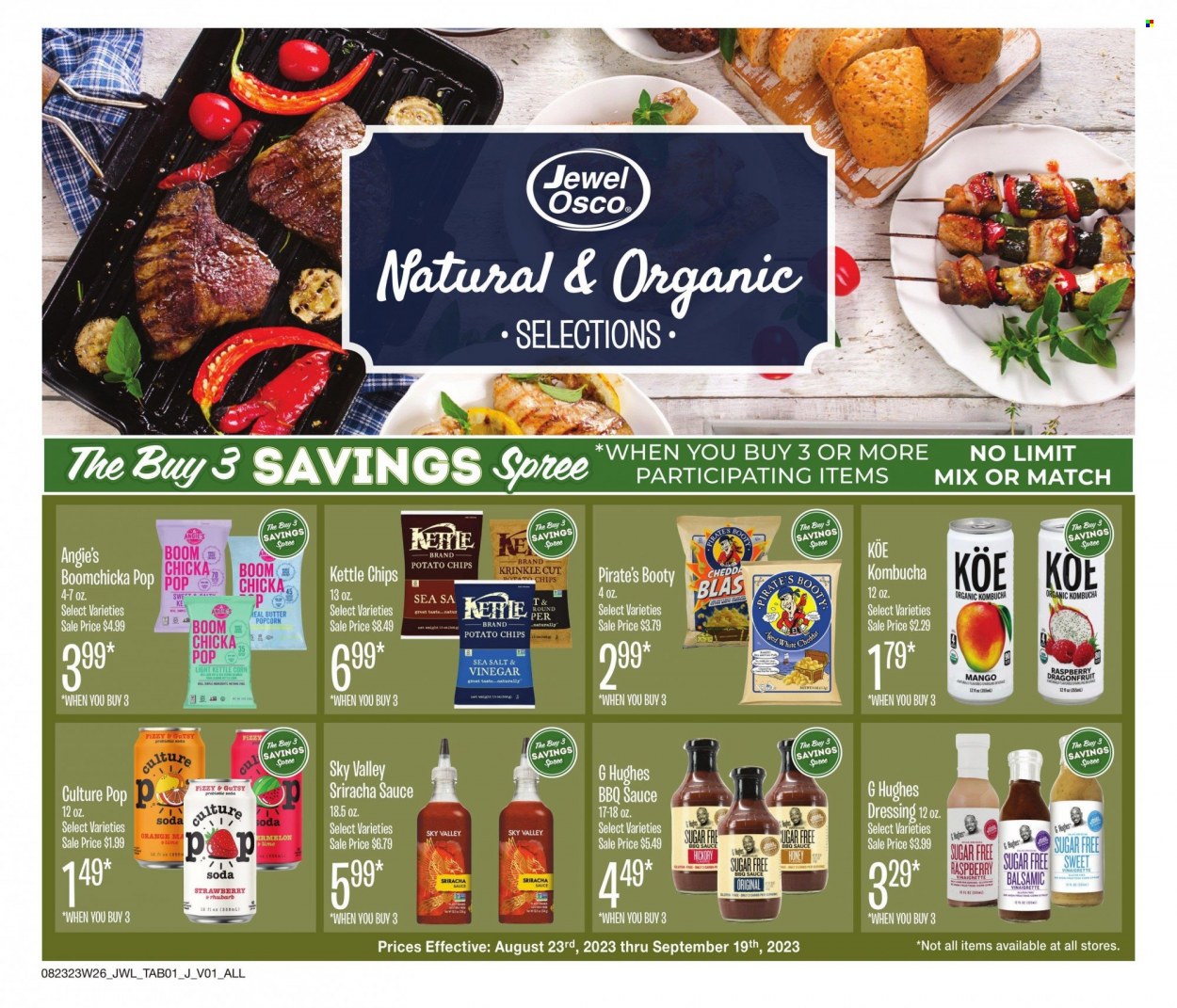 Jewel Osco ad - 08/23/2023 - 09/19/2023. Page 1