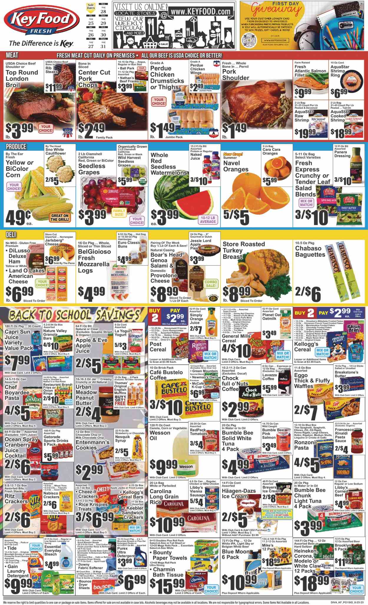 Key Food ad - 08/25/2023 - 08/31/2023. Page 1