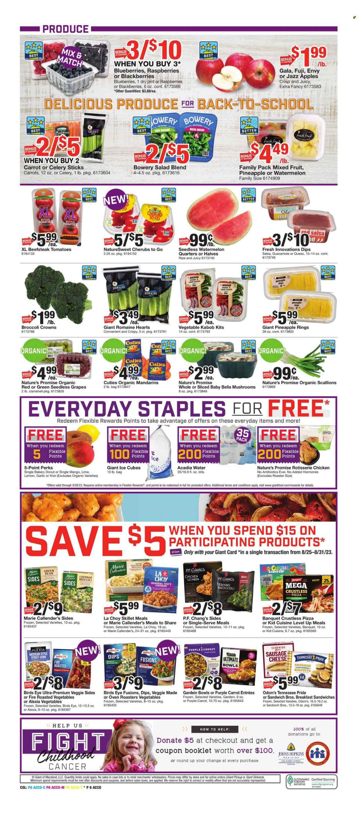 Giant Food ad - 08/25/2023 - 08/31/2023. Page 9