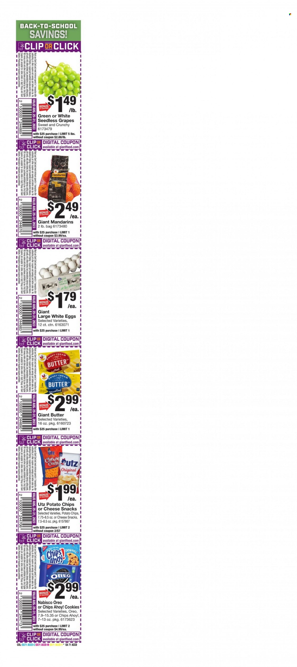 Giant Food ad - 08/25/2023 - 08/31/2023. Page 11